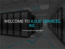 Tablet Screenshot of adbinc.com
